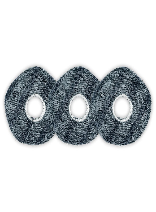 FILTERIST (3 Pack) X10 Pro Omni Replacement Mop Pads Compatible with Eufy X10 Pro Omni Robot Vacuum Cleaner, Washable Replacement Mop Cloths, Mop Pad Accessories Kit, Premium Microfiber - Image 1